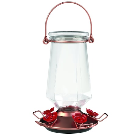 Perky-Pet Perky-Pet Hummingbird 28 oz Glass/Metal/Plastic Nectar Feeder 5 ports 9109-2